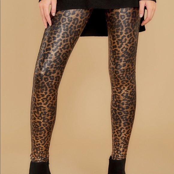 Spanx leopard print leggings - Picture 2 of 5